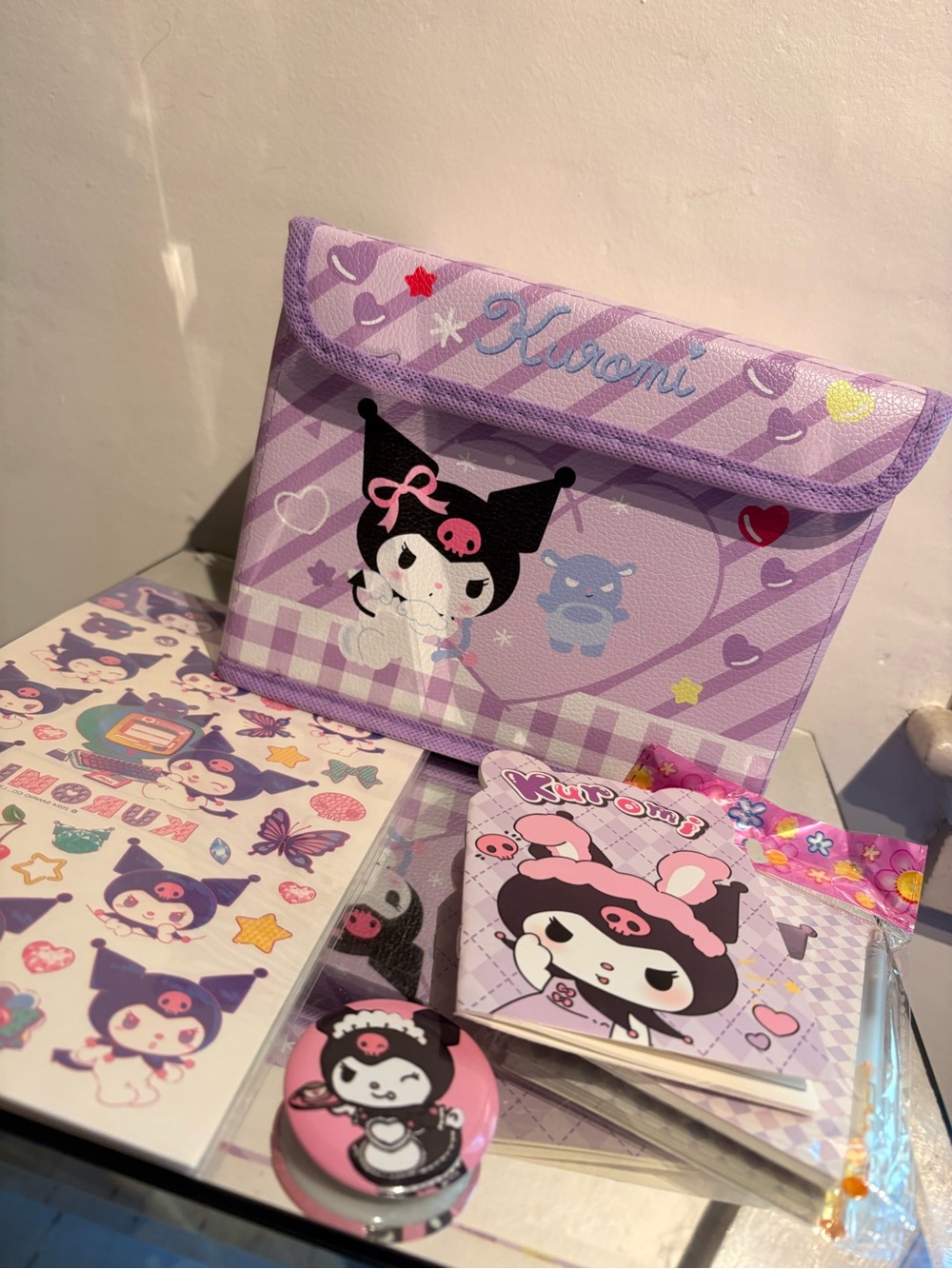 Cute Kuromi storage box bundle